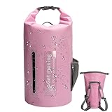 Generico Wasserdichter Packsack | 20 Liter Campingrucksack | Schultertasche für Kajakfahrer, Boote, Rafters, Surfer, Reisende, Wandern, Wassersport, Camping