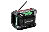 Metabo Akku Baustellenradio R 12-18 (DAB+, Bluetooth, ohne Akku, LCD Display, automatische Sendersuche, AM/FM) 600778850