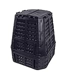 Komposter 740L aus Kunststoff, Schnellkomposter mit Belüftungssystem, modular steckbar, für ideale Zersetzung