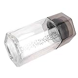WAAZI Wiederverwendbare Flasche zur Aufbewahrung von trockenem Öl, versiegelte Marmeladengläser, Lebensmittelgeleebehälter for ML Black Canning, Honig, Küchenbehälter, Tee, Cubilose, Glasdose