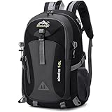 40L Herren Wanderrucksack Trekkingrucksack, 17,3 zoll Reiserucksack, Leichter Wasserdichter Wanderrucksack, Outdoorucksack, Reise Tagesrucksack, Spritzwasserfest, Camping Wandern Reisen,Atmungsaktivem