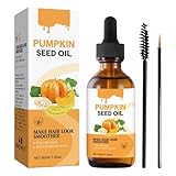 Kürbiskernöl Haare, Pumpkin Seed Oil,Kürbiskernöl Plantaire Haaröl, Perfekt für die Hydratisierung & Reparatur von trockenem, geschädigtem Haar,für Haarwachstum (60ml, 1 PC)