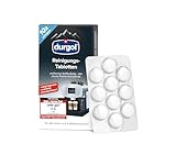 durgol Reinigungs-Tabletten – Reinigt, schützt und pflegt Kaffeemaschinen aller Typen und Marken – Biologisch abbaubar – Deutsche Version – 1 x 10 Tabletten