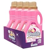Woolite Wolle und Delicati 25 Waschgänge, 4 x 1500 ml Flüssigwaschmittel Wolle und schonend mit Keratin