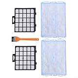 Staubsauger-Motorfilter-Ersatz-Kit kompatibel für Siemens VSZ3 Z3.0 VS06G VS06B VS06C und für Bosch BSG6 BSGL3 BSGL4 Serie, inklusive 2 Filter, 2 Motorfilterbürste