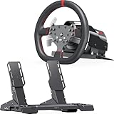 PXN V10 Ultra Gaming-Lenkrad – 3,2 Nm Direct-Drive Force-Feedback Servo-Motor-Basis, PD HM Gas- & Bremspedale, 270mm Steering Wheel – Sim-Racing-Lenkrad für PC, PS4 & Xbox