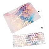 HOMSFOU 1 Satz Laptoptasche Schutz Für Laptops Laptop-hülle Tastaturschutz Notebook-Aufkleber-Schutz Laptophülle Mit Tastaturabdeckung Laptophülle Mit Tastaturhaut Gehäuse Plastik Yellow