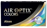 Alcon Air Optix Colors Pure Hazel farbige Monatslinsen weich | 2 Stück | BC 8.6 mm | DIA 14.2 mm | -00.00 Dioptrien
