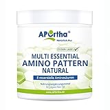 APOrtha Multi essential Amino Pattern I 362 g Aminosäuren-Pulver mit 8 essentiellen Aminosäuren nach Prof. Dr. Lucà- Moretti für optimierte Eiweißversorgung I Aminosäuren komplex hochdosiert EAA vegan