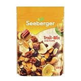 Seeberger Trail-Mix 5er Pack: Nuss-Frucht-Mischung aus gerösteten & gesalzenen Erdnüssen und Mandeln - kombiniert mit süßen Trockenfrüchten - salzig-fruchtiger Geschmack (5 x 150 g)