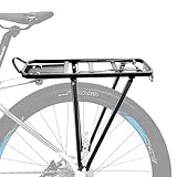 JOLIGAEA Mountainbike Gepäckträger, Aluminiumlegierung Gepäckträger, Universal Fahrradgepäckträger, Einstellbare Fahrrad Gepäckträger, Fahrrad Gepäckträger Hinten für MTB, Rennrad, EBike