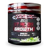 GT Acids Growth – Aminosäure Komplex für Muskelaufbau & Regeneration | Black Hammer USA (300g, Apfel)