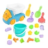 Sandspielzeug Set Für Kinder, 19 Teiliges Sandspielgeräte Für Draußen, Wasserspielspielzeug Für Den Sommer, Geschenk Für Junge Und Mädchen
