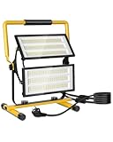 Bellanny LED Baustrahler 200W 20000LM Arbeitsscheinwerfer Arbeitsleuchte mit Stecker, 6500K Baustellenlampe - IP66 Wasserdichter Baulampe Strahler mit 3m Kabel für Werkstatt oder Baustelle Garage