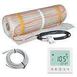 400 Watt PREMIUM Fußbodenheizung elektrisch Fliese Bad Heizmatte Thermostat 2 m²