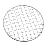 Runde Grillroste aus Edelstahl, Ersatz für runde Grillroste für Feuer, Kochen im Freien, Versammlungen, Gas- und Holzkohlegrill (15 cm)