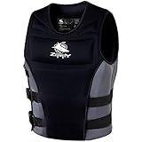 Zeraty Schwimmjacke für Erwachsene Mann Frauen Schwimmweste Auftriebsweste für Kanu Kajak Segeln und andere Wassersportarten