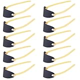 10 Stück Steinschleuder Gummi, 13.5cm Profi Schleuder Gummi, Zwille Erwachsene Ersatzgummi,Schießspiele Ersatzgummi Steinschleuder,Jagd Katapulte Gummi mit Hoher Zugkraft, für Outdoor Schießen Hunting