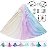 ARNTY Yoga-Set für Erwachsene, Yoga-Zubehör, 500 kg Belastung, inkl. Kompletter Installationshardware (Muti-PurpleBlue)