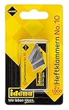 Idena 12094 - Heftklammern, No. 10, 2 x 1.000 Stück, verzinkt