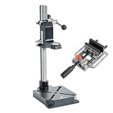 WABECO Bohrständer B1230 mit Maschinenschraubstock mit Schnellverstellung Made in Germany