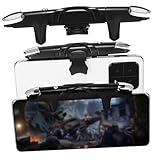 OSALADI All In One Dauerfress Artefakt 1 Schwarzer G5 Dauerfeuerknopf Mobile Auslöser Gamecontroller Aufsatz Verstellbarer Auslöser Controller Controller Bauchmuskeln