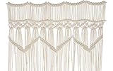 CAMPLIFE Makramee Vorhang | Boho Wandbehang Türvorhang Raumteiler für Fenster Tür Wand | Bohemian Deko für Wohnzimmer Camping | Handgefertigt aus 100% Baumwolle | 190x60 cm