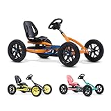 Berg Gokart Buddy B-Orange | Kinderfahrzeug, Tretauto mit Optimale Sicherheid, Luftreifen und Freilauf, Kinderspielzeug geeignet für Kinder im Alter von 3-8 Jahren