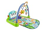 Fisher-Price HBB73 - Spielspaß Piano-Gym Spieldecke mit Spielzeug, Babyspielzeug für Kleinkinder ab der Geburt
