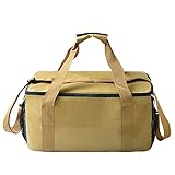 divuukyi Kühltasche mit Einlagen, isolierte Picknicktasche, Geschirr, Handtasche, weiche Seiten, Kühltasche für Camping, Outdoor-Aktivitäten