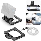 Magnetische Action Kamera Halterung, ULANZI GP-16 Magnetständer Quick Release Chest Mount, Action Cam Autohalterung