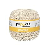 Puppets 4574012-04269 Häkelgarne, 100% Baumwolle, 4269, Stärke 12, 50g, 52 Gramm