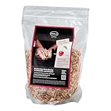 RÖSLE Räucherchips Rum-Kirsche, 750 g, für Räucherbox auf Smoker, Holzkohle- und Gasgrills, rauchaktiv, naturbelassenes Holz, Braun