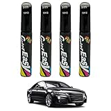 SCOBUTY Lackstift Auto,Lack Reparaturstift,Lackreparaturstift Auto,Autolack Reparaturstift,Kratzer Reparaturstift,Kratzerentferner Autolack Stift,Autolack Korrekturstift,Schwarz,4pcs