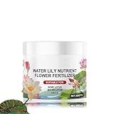 Wasserpflanzendünger 200G, Seerosen-Nährstoffblütendünger, Dünger Wasserlily - Lotuswachstum Pulver, Teichpflanzen Nährstoff, für Effektiver Pflanzenblüten-Booster, Seerosendünger (1P)