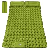 FORRINX Isomatte Selbstaufblasend 2 Personen Camping Luftmatratze Doppel 200 * 130CM Ultraleicht Campingmatratze Wasserdicht Luftzellenmatte für Outdoor, Wandern, Zelt, Strand