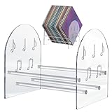 Acryl-Scheibenständer, Aufbewahrung von Acryl-Scheiben, Organizer für Alben | CD-Aufbewahrungsregal, Plattenhalter für Alben, Organizer