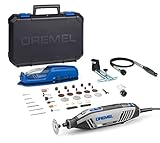 Dremel 4250 Rotationswerkzeug 175 W, Multifunktionswerkzeug-Set mit 3 Vorsatzgeräten und 45 Zubehören, 175-W-Motor mit Konstantelektronik, variable Drehzahl 5.000-35.000 1/min