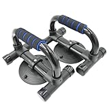 ELAYARD H förmige Multifunktions griffe mit Saugnapf Rutschfestes Fitness tool für Crunches Bodybuilding und Oberkörpertraining zu Hause Gym Geeignet Blau