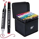 Carehabi Acrylstifte 80 Farben Acrylfarben stifte Wasserfeste Acrylic Paint Marker Stifte für Glas Holz Leinwand Keramik Weihnachten Basteln Ostern DIY Kunsthandwerk machen