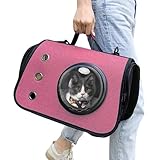 Katzentasche Tragetasche - Reisetasche Atmungsaktive Tiertrage Transport - Tragbare Haustierbedarf Faltbare Tragetasche mit für Kleine Mittlere Katzen Hunde
