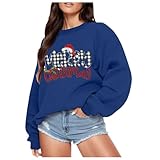 Carnival Activewear Shirts blusen für Damen bademode Damen Tankini Bodies Damen Kurzarm Hosen Sweatshirts für Damen Pullover Damen Winter lang hosenträger Kinder Hosen Damen(Blue, XL)