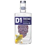D1 Wodka 70cl - World Vodka Awards 2024 Gold Gewinner I Geschmeidiger & cremiger Premium Wodka, 40% vol