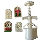 30g Plastikdessert Formen Dessert Pressenwerkzeug Kreative Formgebäckwerkzeug Werkzeug ABS Textur Für Festivalbacken Geeignet