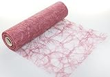 Tischläufer Tischband Altrosa Sizoweb Blush Tischdekoration Frühling Geburtstag Hochzeit Taufe 30cm