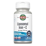 KAL Liposomales Eisen + C 18 mg - 30 Kapseln - Veganes Eisenpräparat mit Vitamin C