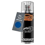 TRISTARcolor RAL 5002 Ultramarinblau glänzend 2K Acryl Spraydose Sprühdose Spritzlack Sprühlack 400 ml schnelltrocknend