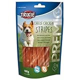 TRIXIE glutenfreie Käse-Huhn-Streifen 'PREMIO Cheese Chicken Stripes, 100 g' - 31586