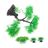BCOATH 1 Satz Simuliertes Pflanzensatz Aquarium Baum Süßwasseraquariumpflanzen Dekorative Gefälschte Wasserpflanze Aquariendekoration Künstliche Aquarienpflanzen Plastik
