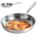 Antihaft-Pfannen – Antihaft-Pfanne, gehämmerte Titan-Sauté-Pfanne, für Zuhause, Küche, Herd, Pfannkuchen, Frühstück, Fleisch, Gemüse, Fisch, Steak, Ei